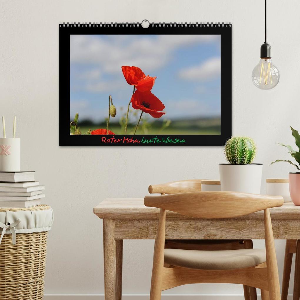 Weitere Ansicht: Roter Mohn, bunte Wiesen (Wandkalender 2026 DIN A3 quer), CALVENDO Monatskalender | Nordstern Nordstern, Calvendo, Nordstern