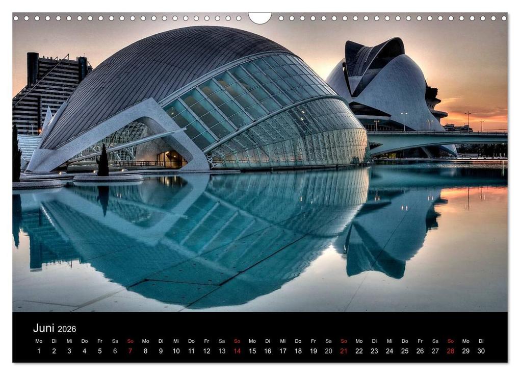 Weitere Ansicht: Moderne Architektur in Valencia (Wandkalender 2026 DIN A3 quer), CALVENDO Monatskalender | Ernst Hobscheidt, Calvendo