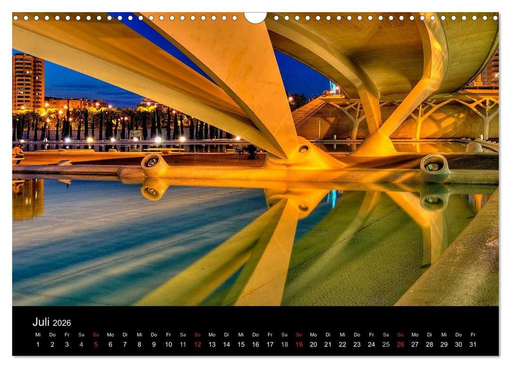 Weitere Ansicht: Moderne Architektur in Valencia (Wandkalender 2026 DIN A3 quer), CALVENDO Monatskalender | Ernst Hobscheidt, Calvendo
