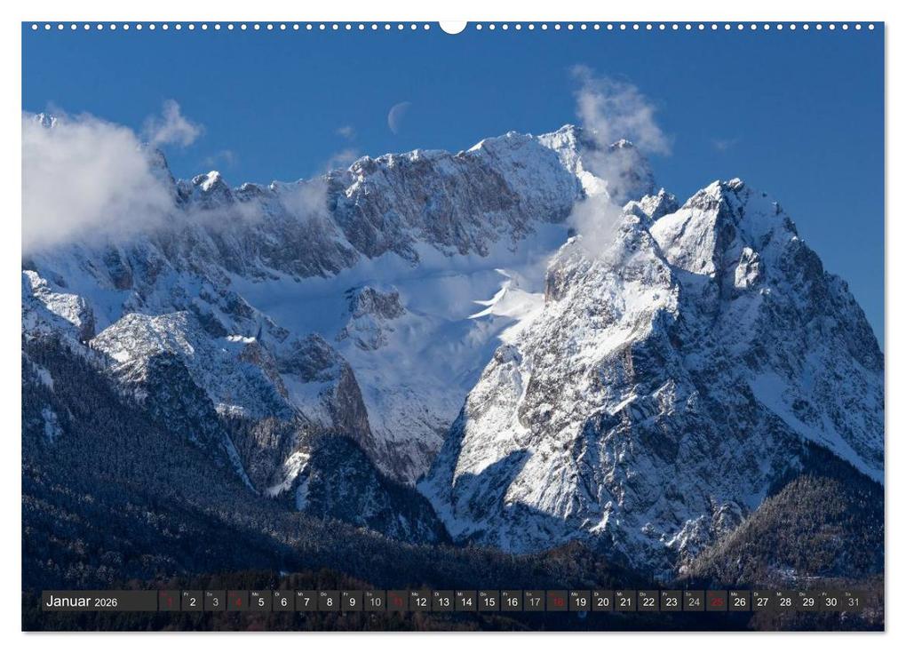 Weitere Ansicht: Rund um die Zugspitze (hochwertiger Premium Wandkalender 2026 DIN A2 quer), Kunstdruck in Hochglanz | Andreas Vonzin, Calvendo