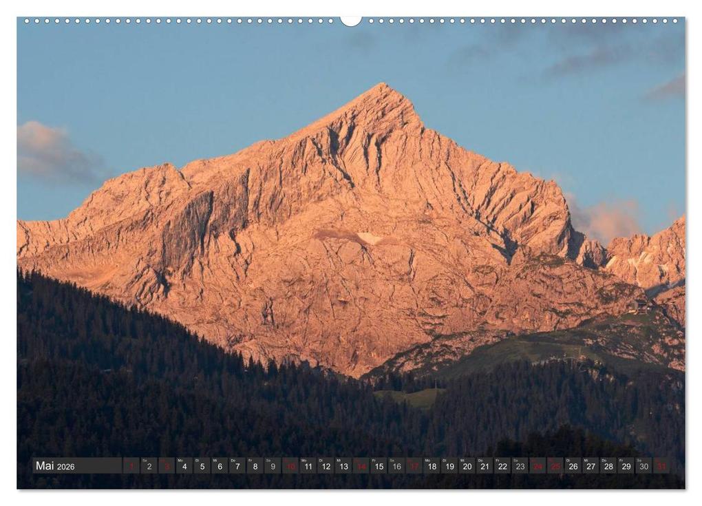 Weitere Ansicht: Rund um die Zugspitze (hochwertiger Premium Wandkalender 2026 DIN A2 quer), Kunstdruck in Hochglanz | Andreas Vonzin, Calvendo