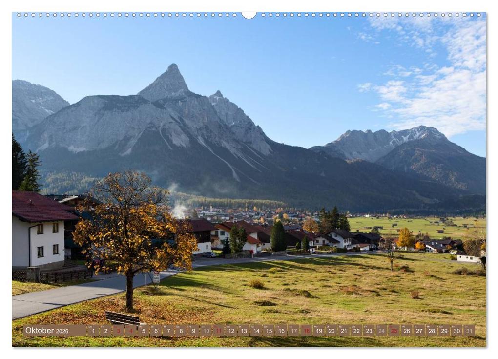 Weitere Ansicht: Rund um die Zugspitze (hochwertiger Premium Wandkalender 2026 DIN A2 quer), Kunstdruck in Hochglanz | Andreas Vonzin, Calvendo