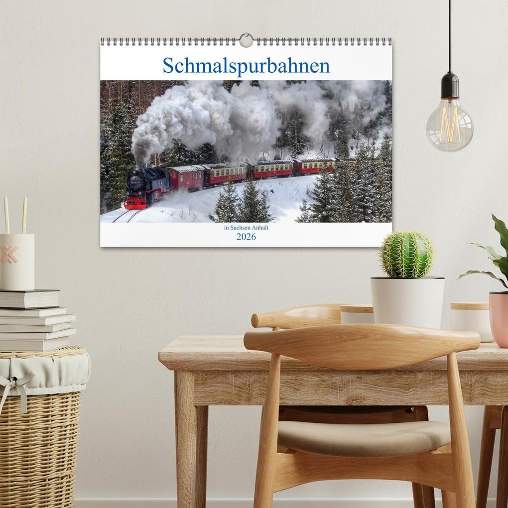 Weitere Ansicht: Schmalspurbahnen in Sachsen Anhalt (Wandkalender 2026 DIN A3 quer), CALVENDO Monatskalender | Steffen Gierok, Calvendo
