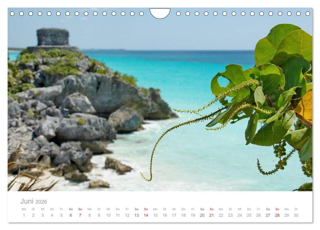 Weitere Ansicht: Tulum - Mexico (Wandkalender 2026 DIN A4 quer), CALVENDO Monatskalender | M. Polok, Calvendo
