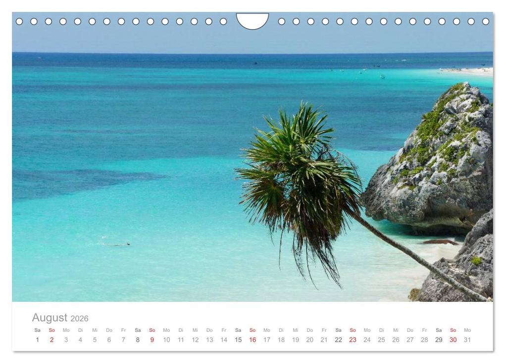 Weitere Ansicht: Tulum - Mexico (Wandkalender 2026 DIN A4 quer), CALVENDO Monatskalender | M. Polok, Calvendo