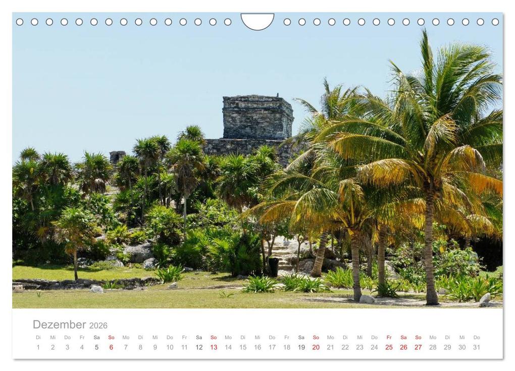 Weitere Ansicht: Tulum - Mexico (Wandkalender 2026 DIN A4 quer), CALVENDO Monatskalender | M. Polok, Calvendo