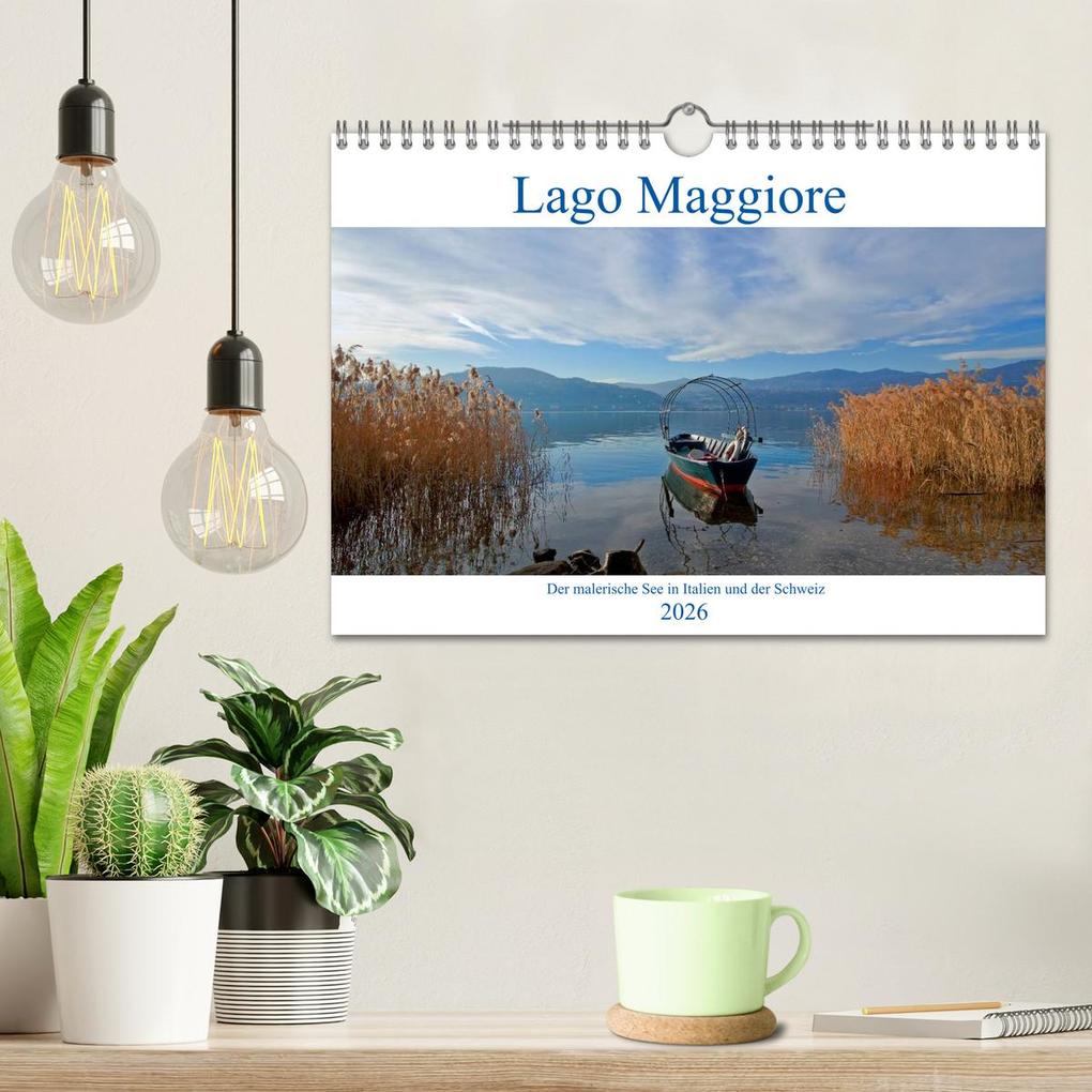 Weitere Ansicht: Lago Maggiore - Der malerische See in Italien und der Schweiz (Wandkalender 2026 DIN A4 quer), CALVENDO Monatskalender | Joana Kruse, Calvendo