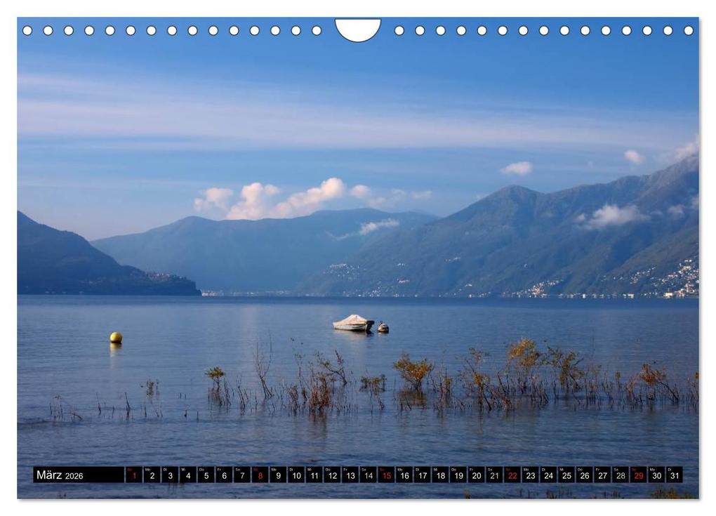 Weitere Ansicht: Lago Maggiore - Der malerische See in Italien und der Schweiz (Wandkalender 2026 DIN A4 quer), CALVENDO Monatskalender | Joana Kruse, Calvendo