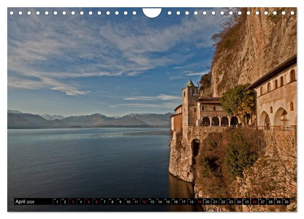 Weitere Ansicht: Lago Maggiore - Der malerische See in Italien und der Schweiz (Wandkalender 2026 DIN A4 quer), CALVENDO Monatskalender | Joana Kruse, Calvendo
