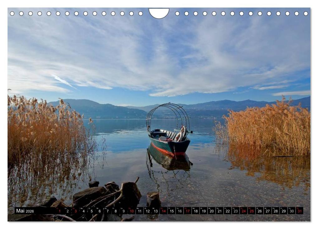 Weitere Ansicht: Lago Maggiore - Der malerische See in Italien und der Schweiz (Wandkalender 2026 DIN A4 quer), CALVENDO Monatskalender | Joana Kruse, Calvendo