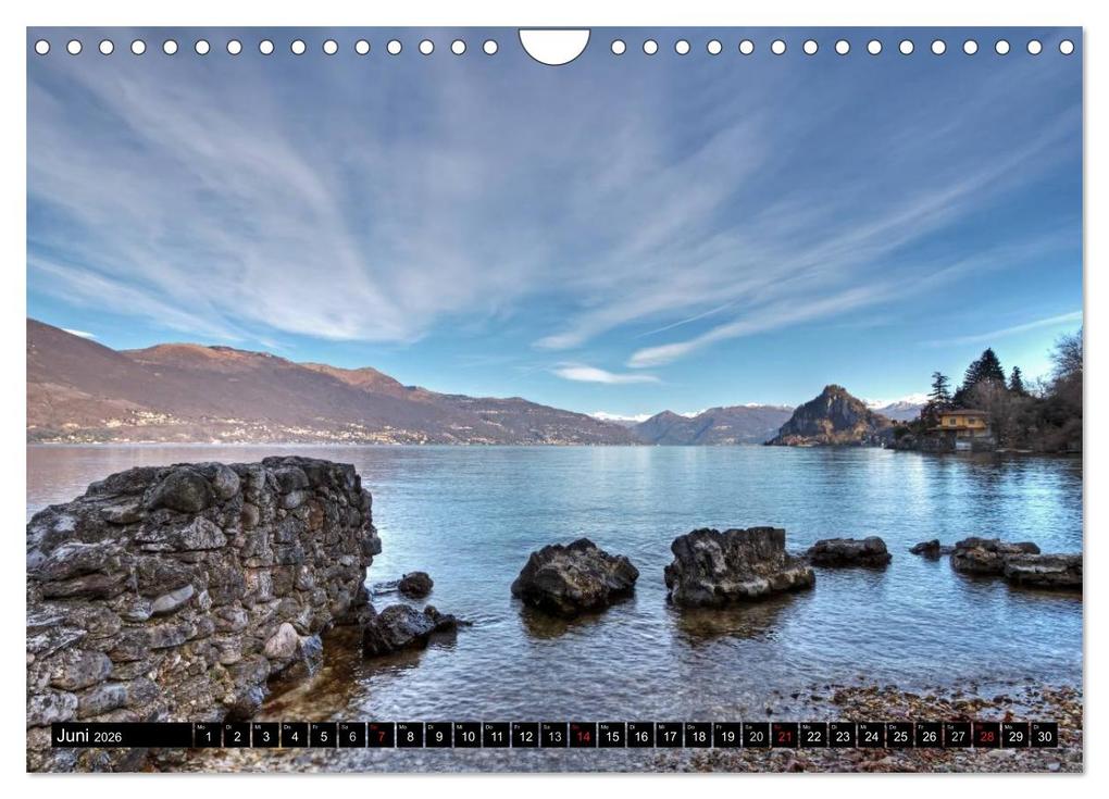 Weitere Ansicht: Lago Maggiore - Der malerische See in Italien und der Schweiz (Wandkalender 2026 DIN A4 quer), CALVENDO Monatskalender | Joana Kruse, Calvendo