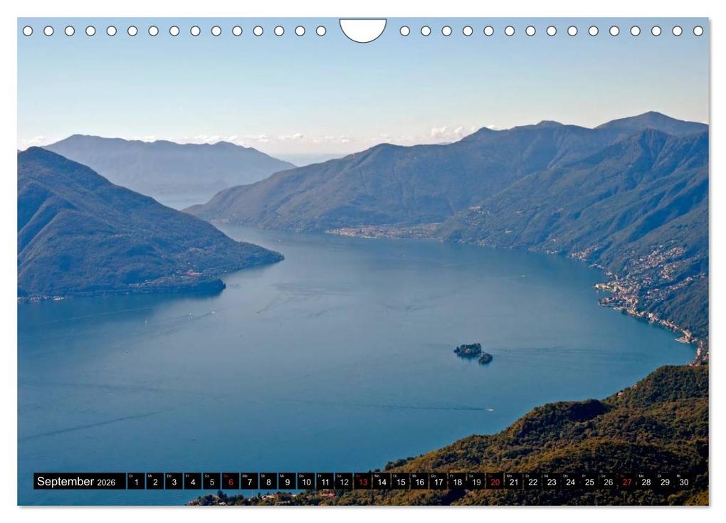 Weitere Ansicht: Lago Maggiore - Der malerische See in Italien und der Schweiz (Wandkalender 2026 DIN A4 quer), CALVENDO Monatskalender | Joana Kruse, Calvendo