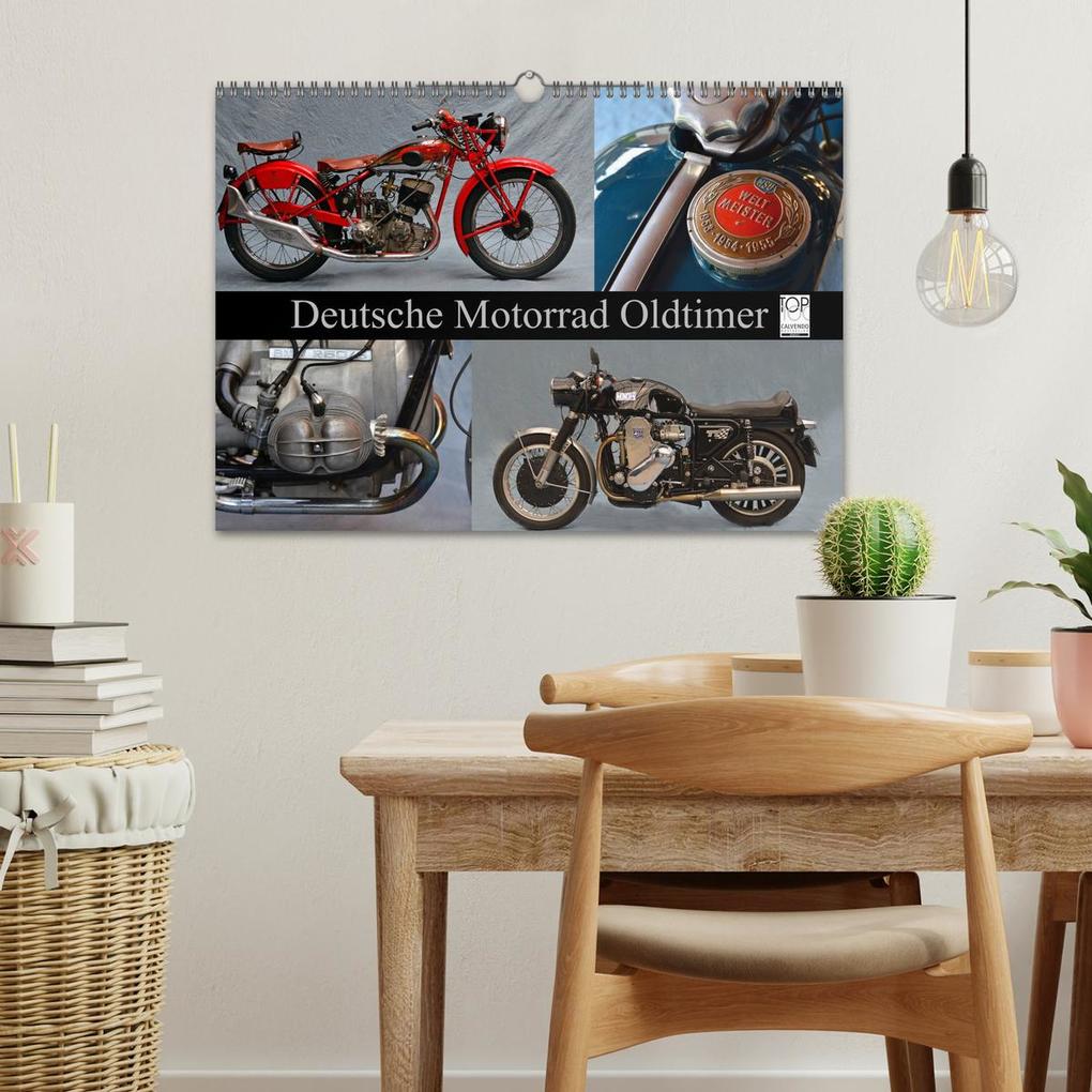 Weitere Ansicht: Deutsche Motorrad Oldtimer (Wandkalender 2026 DIN A3 quer), CALVENDO Monatskalender | Ingo Laue, Calvendo