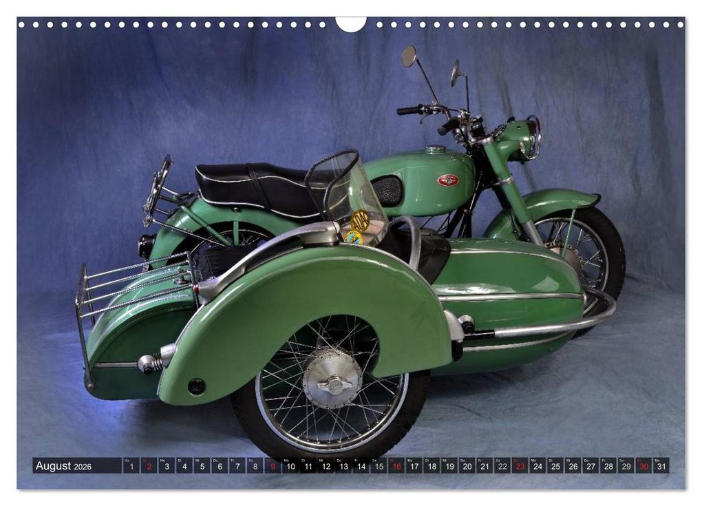 Weitere Ansicht: Deutsche Motorrad Oldtimer (Wandkalender 2026 DIN A3 quer), CALVENDO Monatskalender | Ingo Laue, Calvendo
