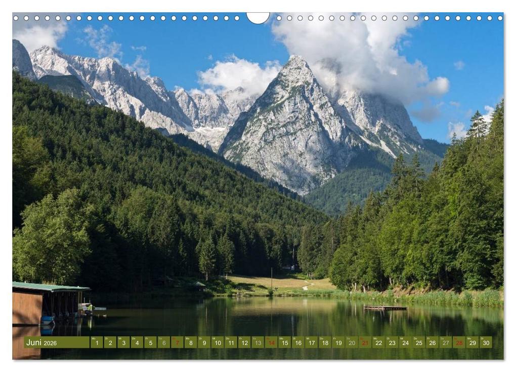 Weitere Ansicht: Rund um die Zugspitze (Wandkalender 2026 DIN A3 quer), CALVENDO Monatskalender | Andreas Vonzin, Calvendo