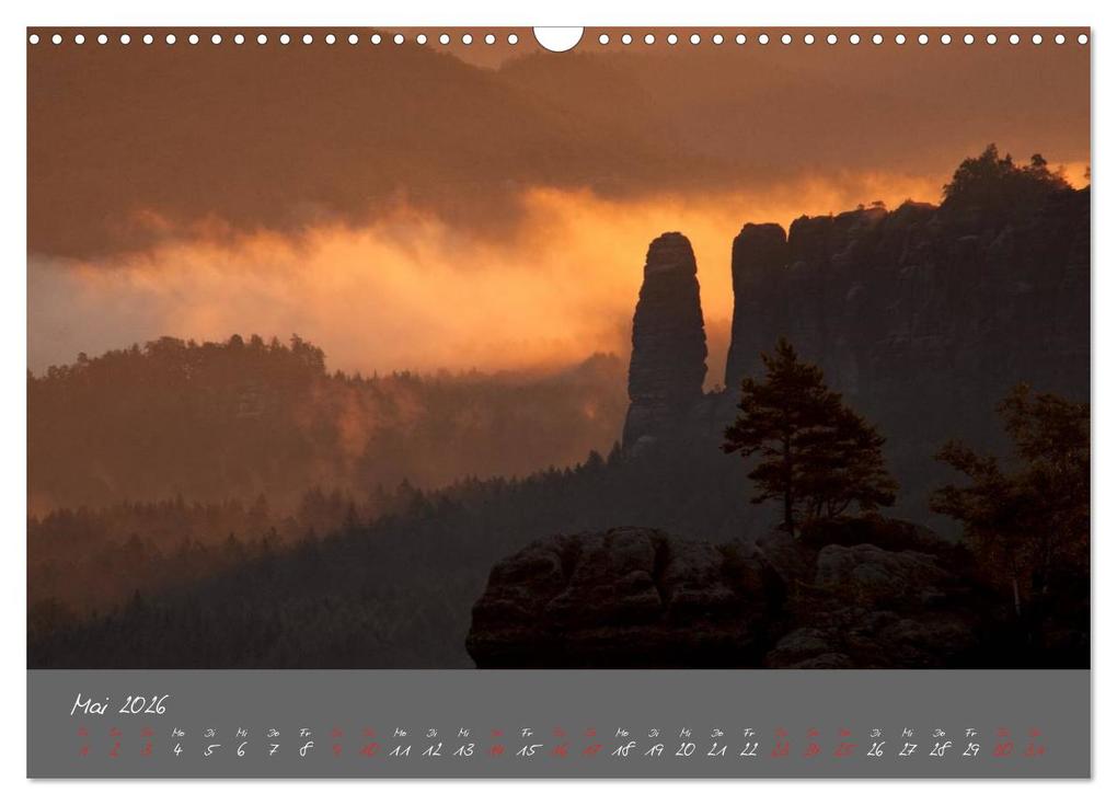 Weitere Ansicht: Traumlandschaft - Sächsische Schweiz (Wandkalender 2026 DIN A3 quer), CALVENDO Monatskalender | Dirk Ehrentraut, Calvendo