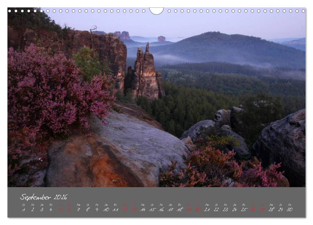 Weitere Ansicht: Traumlandschaft - Sächsische Schweiz (Wandkalender 2026 DIN A3 quer), CALVENDO Monatskalender | Dirk Ehrentraut, Calvendo