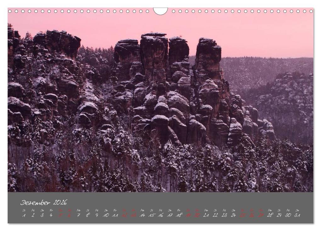 Weitere Ansicht: Traumlandschaft - Sächsische Schweiz (Wandkalender 2026 DIN A3 quer), CALVENDO Monatskalender | Dirk Ehrentraut, Calvendo