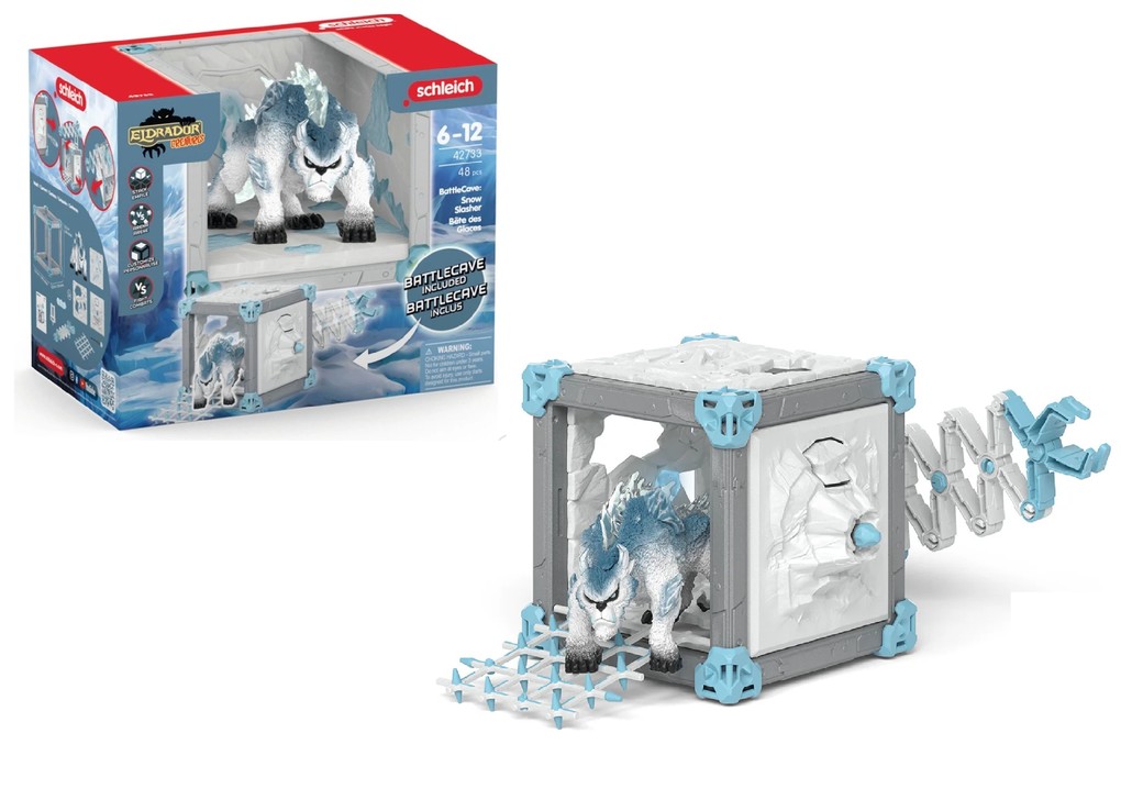 Produktbild: Schleich 42733 - Eldrador Creatures, BattleCave Schneeschlitzer, Spielset