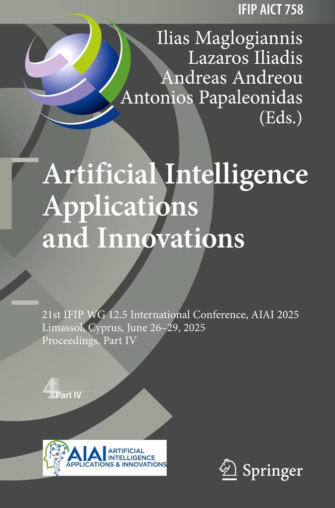 Produktbild: Artificial Intelligence Applications and Innovations