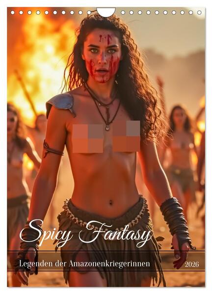 Produktbild: Spicy Fantasy - Legenden der Amazonenkriegerinnen (Wandkalender 2026 DIN A4 hoch), CALVENDO Monatskalender | pixs:sell pixs:sell, Calvendo, pixs:sell, Sell Pixs:Sell