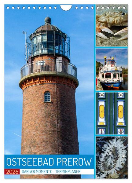 Produktbild: Ostseebad Prerow - Darßer Momente - Terminplaner (Wandkalender 2026 DIN A4 hoch), CALVENDO Monatskalender | Holger Felix, Calvendo