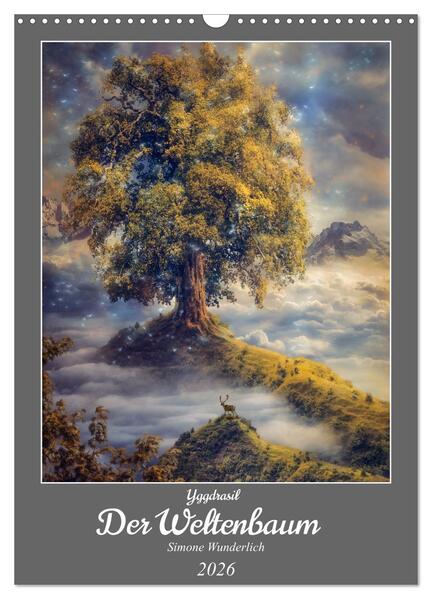 Produktbild: Yggdrasil - Der Baum des Lebens (Wandkalender 2026 DIN A3 hoch), CALVENDO Monatskalender | Simone Wunderlich, Calvendo