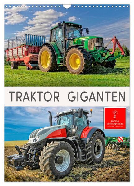 Produktbild: Traktor Giganten (Wandkalender 2026 DIN A3 hoch), CALVENDO Monatskalender | Peter Roder, Calvendo