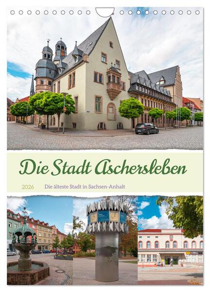 Produktbild: Die Stadt Aschersleben (Wandkalender 2026 DIN A4 hoch), CALVENDO Monatskalender | Steffen Gierok-Latniak, Calvendo