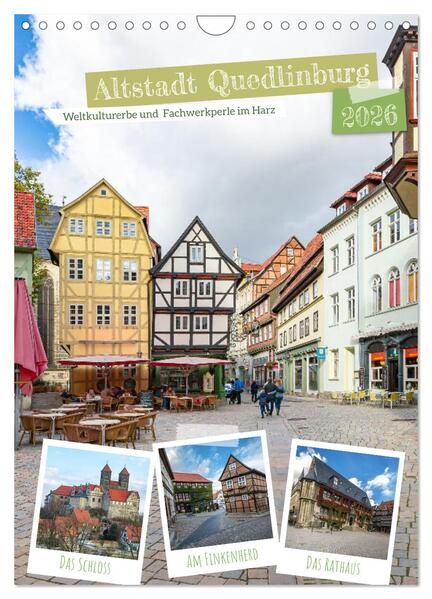 Produktbild: Altstadt Quedlinburg (Wandkalender 2026 DIN A4 hoch), CALVENDO Monatskalender | Steffen Gierok-Latniak, Calvendo