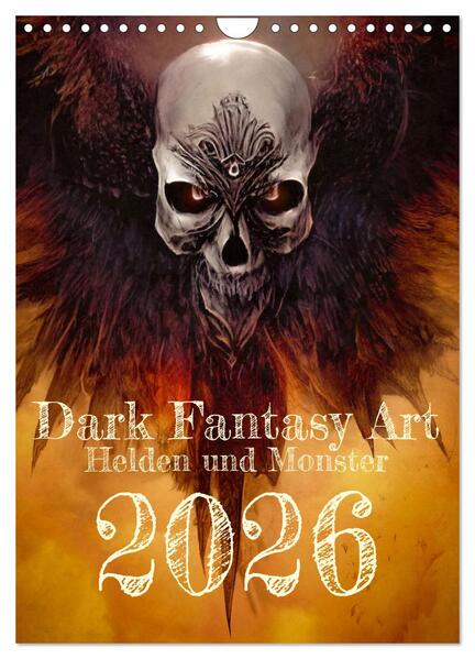 Produktbild: Dark Fantasy Art - Helden und Monster (Wandkalender 2026 DIN A4 hoch), CALVENDO Monatskalender | Markus Gann, Calvendo