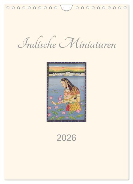 Produktbild: Indische Miniaturen (Wandkalender 2026 DIN A4 hoch), CALVENDO Monatskalender | Jürgen Wöhlke, Calvendo