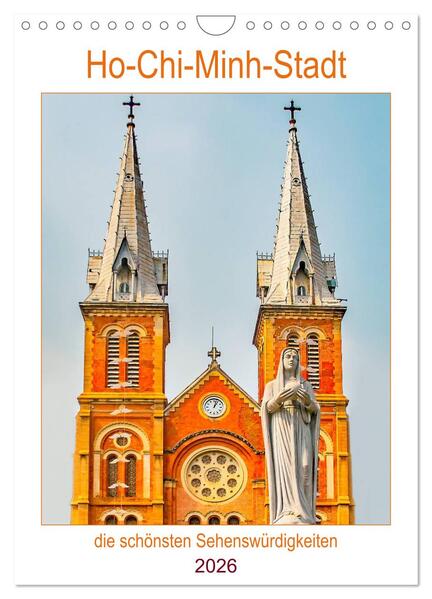 Produktbild: Ho-Chi-Minh-Stadt - die schönsten Sehenswürdigkeiten (Wandkalender 2026 DIN A4 hoch), CALVENDO Monatskalender | Nina Schwarze, Calvendo
