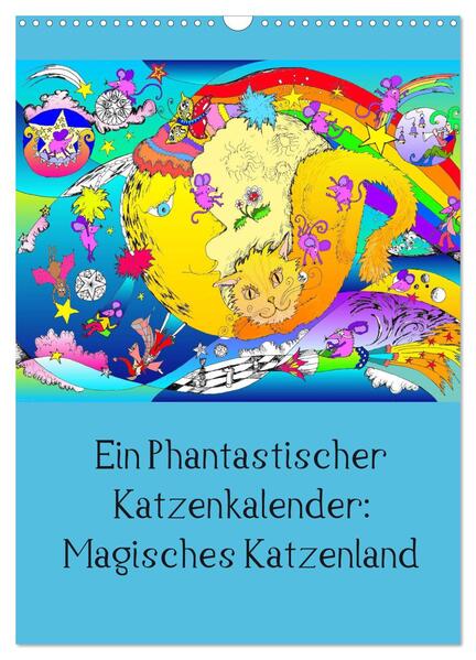 Produktbild: Ein phantastischer Katzenkalender: Magisches Katzenland (Wandkalender 2026 DIN A3 hoch), CALVENDO Monatskalender | Calvendo, Silke Thümmler