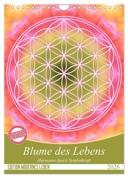 Produktbild: Blume des Lebens - Harmonie durch Symbolkraft (Wandkalender 2026 DIN A4 hoch), CALVENDO Monatskalender | Gaby Shayana Hoffmann, Calvendo