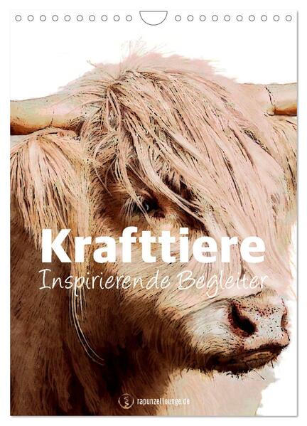 Produktbild: Krafttiere - Inspirierende Begleiter voller Magie und Seele (Wandkalender 2026 DIN A4 hoch), CALVENDO Monatskalender | Astrid Ryzek, Calvendo