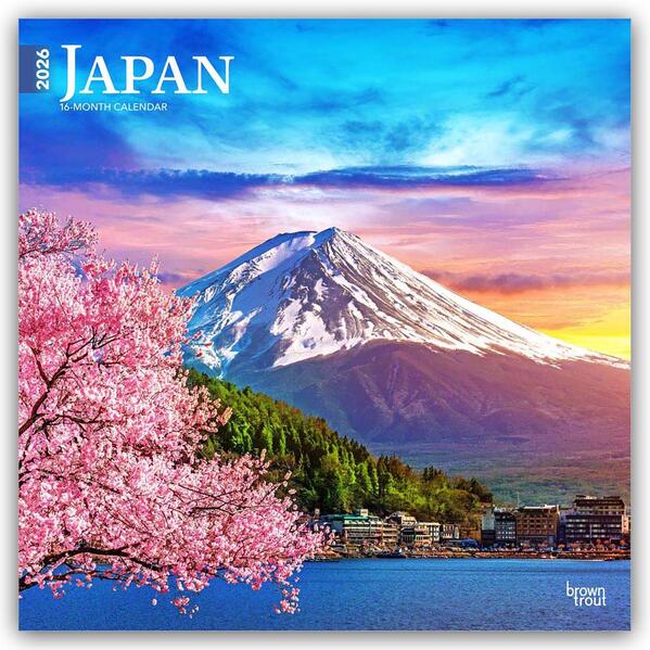 Produktbild: Japan 2026 - 16-Monatskalender | Browntrout Publishers