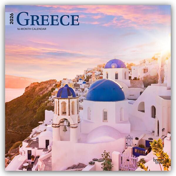 Produktbild: Greece - Griechenland 2026 - 16-Monatskalender | Browntrout Publishers