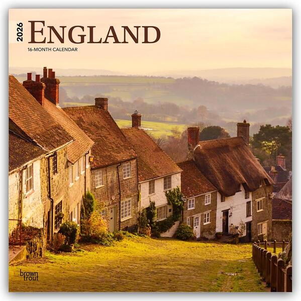 Produktbild: England 2026 - 16-Monatskalender | Browntrout Publishers
