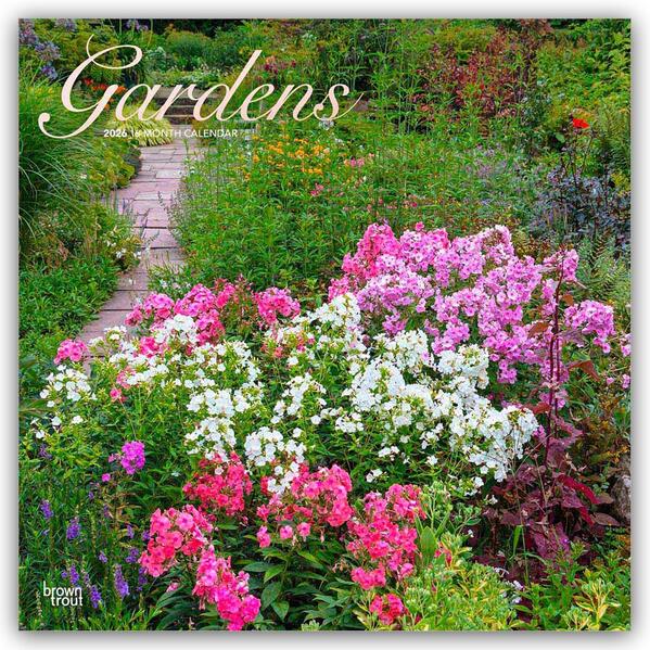 Produktbild: Gardens - Gärten 2026 - 16-Monatskalender | Browntrout Publishers