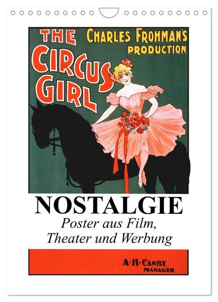 Produktbild: NOSTALGIE Poster aus Film, Theater und Werbung (Wandkalender 2026 DIN A4 hoch), CALVENDO Monatskalender | Elisabeth Stanzer, Calvendo