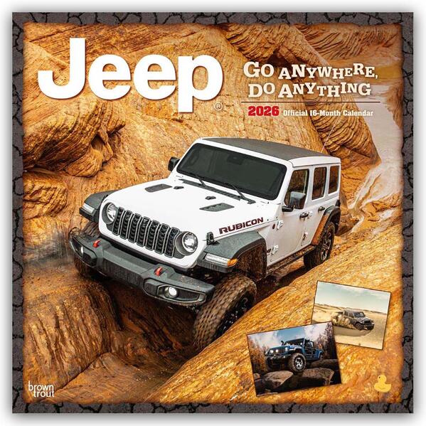 Produktbild: Jeep 2026 - 16-Monatskalender | Browntrout Publishers