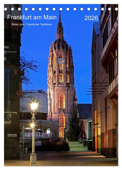 Produktbild: Frankfurt am Main 2026 Bilder vom Taxifahrer (Tischkalender 2026 DIN A5 hoch), CALVENDO Monatskalender | Petrus Bodenstaff Taxifahrer in Frankfurt am Main, Calvendo