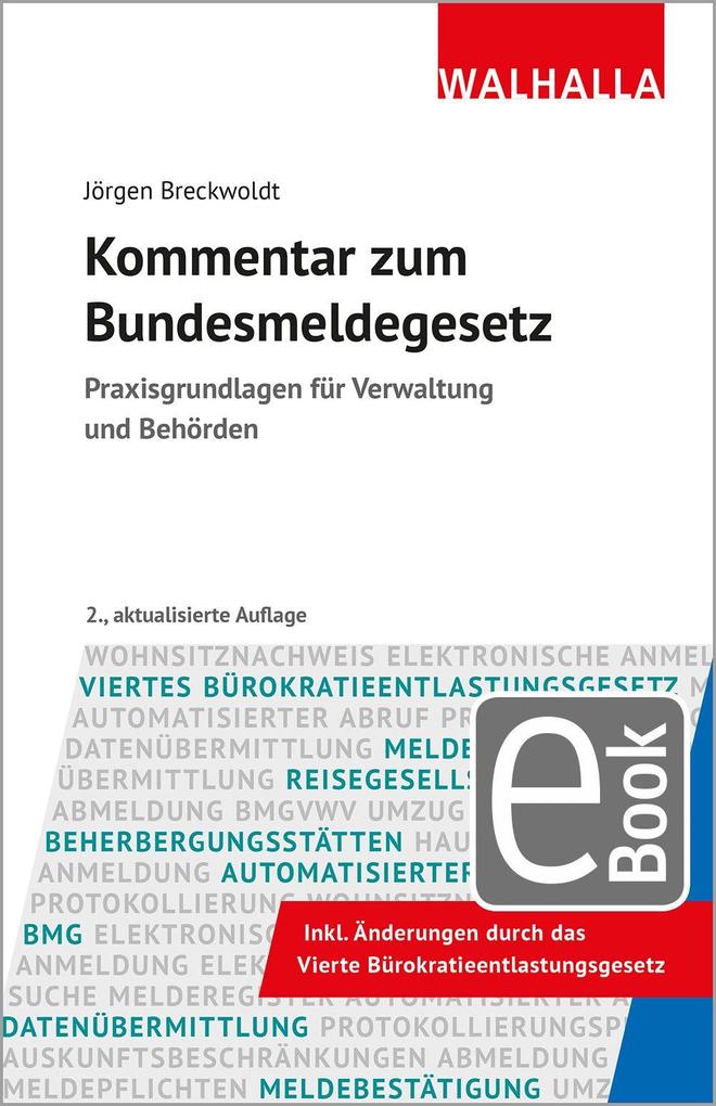 Produktbild: Kommentar zum Bundesmeldegesetz | Jörgen Breckwoldt