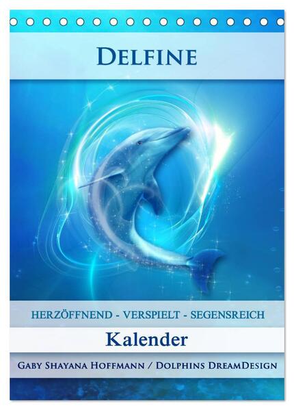 Produktbild: Delfine - Kalender (Tischkalender 2026 DIN A5 hoch), CALVENDO Monatskalender | Calvendo, Gaby Shayana Hoffmann