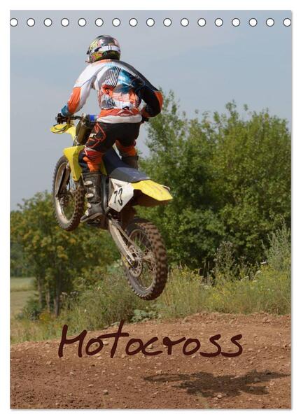 Produktbild: Motocross Terminplaner (Tischkalender 2026 DIN A5 hoch), CALVENDO Monatskalender | Calvendo, Jochen Dietrich