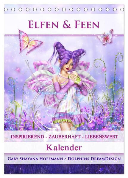 Produktbild: Elfen & Feen - Kalender (Tischkalender 2026 DIN A5 hoch), CALVENDO Monatskalender | Calvendo, Gaby Shayana Hoffmann