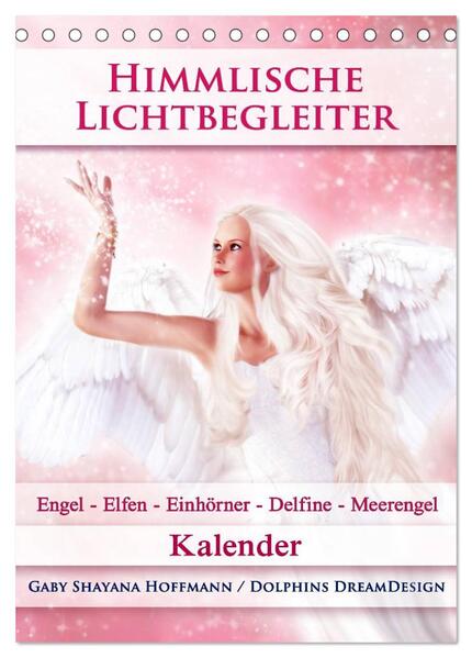 Produktbild: Himmlische Lichtbegleiter - Kalender (Tischkalender 2026 DIN A5 hoch), CALVENDO Monatskalender | Calvendo, Gaby Shayana Hoffmann