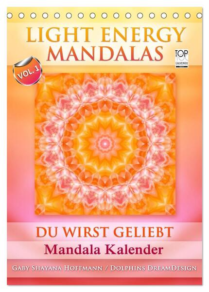 Produktbild: Light Energy Mandalas - Kalender - Vol. 1 (Tischkalender 2026 DIN A5 hoch), CALVENDO Monatskalender | Calvendo, Gaby Shayana Hoffmann