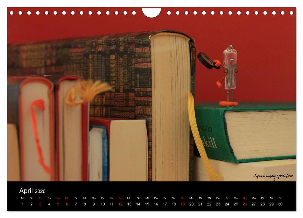 Weitere Ansicht: Bernie Blitz - Eine Birne sucht Erleuchtung (Wandkalender 2026 DIN A4 quer), CALVENDO Monatskalender | Michaela Kanthak, Calvendo